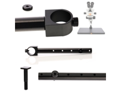 Soporte para microscopio estereoscópico de 196 mm – Montaje en columna | Ajuste de 360° | Compacto