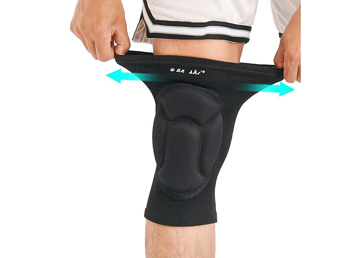 Negrom1 Pcs Rodilleras Deportivas De Esponja Gruesa Antideslizantes Elásticas Anticolisión Transpirables
