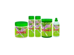 Kit Aloe Vera Super Babosão Champú 300Ml Acondicionador 300 Ml Mascarilla 1Kg Gel Definidor Ultra 300G Gelatina Fijador Capilar 500G NOVEX