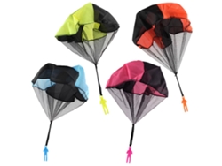 Ats-4pcs Juguete De Paracaídas Al Aire Libre Para Niños Y Adultos Mini Soldado Paracaídas Juego Educativo