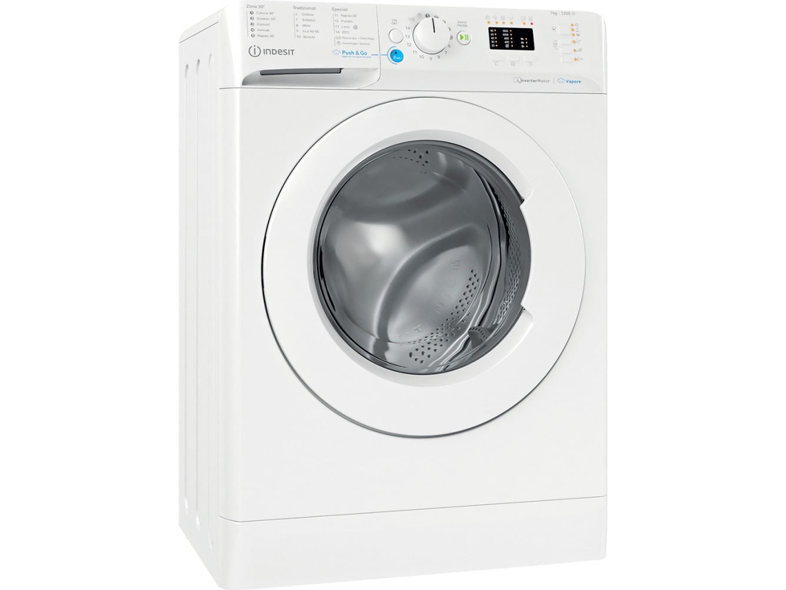 Lavadora Indesit Innex Bwsa 7125x Wv It de carga frontal, 7 kg, 1200 rpm, blanca