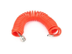 Manguera Neumática Retráctil De Pu Estilo Eu De 5m Con Conector Macho/hembra De 1/4in