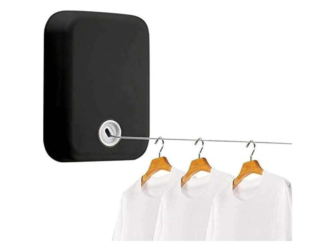 2026-línea De Tendedero Retráctil Interior Resistente Telescópica Invisible 4.3m 25kg Acero Inoxidable