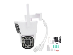 Cámara De Seguridad 6mp 3 Lentes Interior Exterior Detección Humana Seguimiento Ai Inalámbrica Ip55 Plug Eu