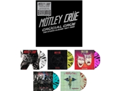 Mötley Crüe Crücial Crüe The Studio Albums 1981-1989 5Lp 180 gramos Caja de vinilo en color Edición limitada BMG