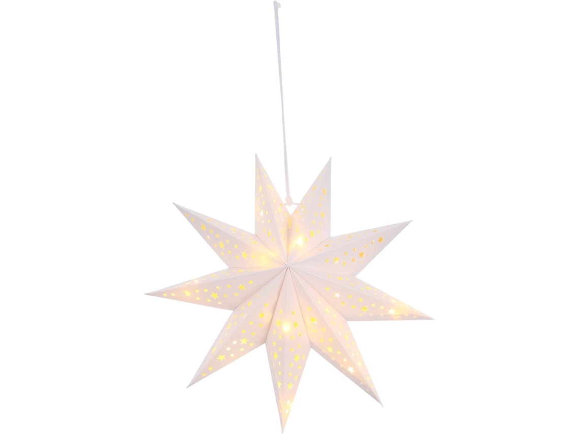 Lámpara Colgante De Rama Hueca Con Forma De Estrella De Papel Para Navidad, Cumpleaños O Bodas.