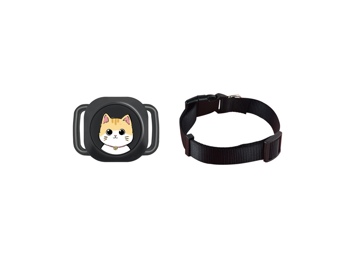 Rastreador De Animales, Dispositivo Inteligente Antipérdida Con Posicionamiento Gps, Compatible Con Ios (black-cat) Cuich