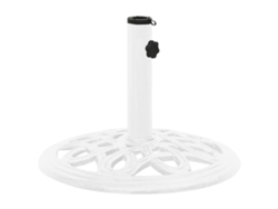 Maison Exclusive - Base De Sombrilla De Hierro Fundido Blanco 40x40x32 Cm