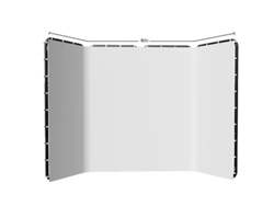 Fondo de pantalla verde, tamaño 240 x 400 cm, material de muselina duradero, OEM