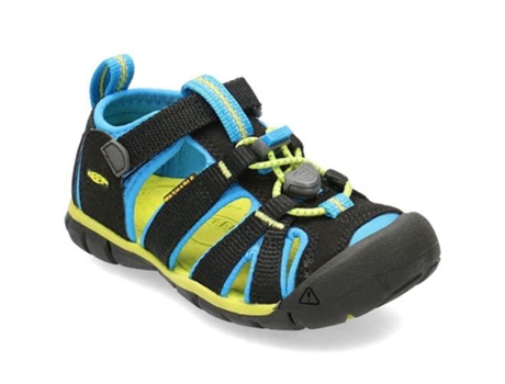 Sandalias KEEN Seacamp Ii Cnx Niños (23 - Azul y Negro)