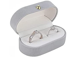 Caja para anillos de joyería 2026 con almacenamiento de lujo. Regalo ideal para compromiso, boda o aniversario.