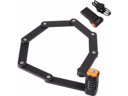 Candado de bicicleta plegable de alta seguridad con protección anticortes, material impermeable para mayor seguridad, fácil de instalar.