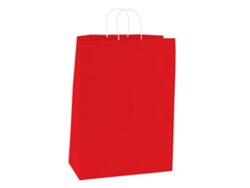 Europrice - Saco Celulose Vermelho - Mn (27x37x12cm)