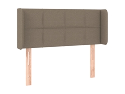 Maison Exclusive - Cabecero De Tela Gris Taupe 103x16x78/88 Cm