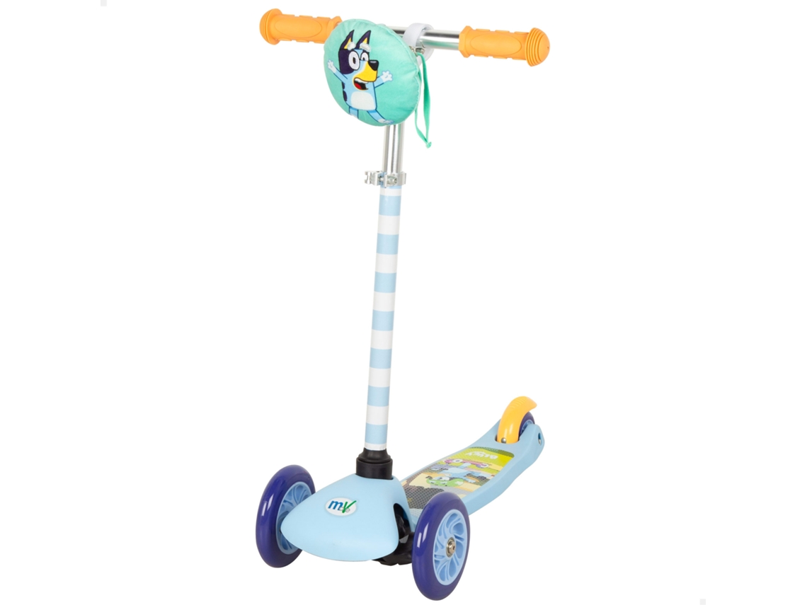 Bluey Patinete Infantil 3 Ruedas Con Bolsa Delantera