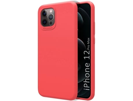 Carcasa iPhone 12 Pro Max (6.7) TUMUNDOSMARTPHONE Silicona Líquida Rosa