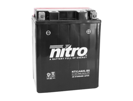 Batería NITRO Ytx14Ah l-bs Mf 12v 12 Ah