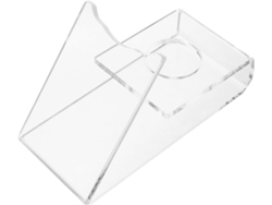Soporte de exhibición de acrílico transparente, fácil de montar y económico para zapatillas deportivas.