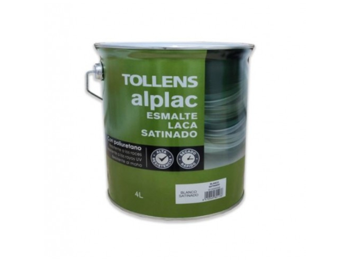 Esmalte Laca Satinado Alp-Lac 4 Lt (Blanco 400)