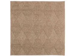 Alfombras De Área Cuadrado Agira Natural 240 X 240 Cm Poliéster