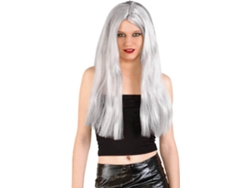 Peluca DISFRAZZES Bruja Vieja Gris (Talla: Talla Universal)