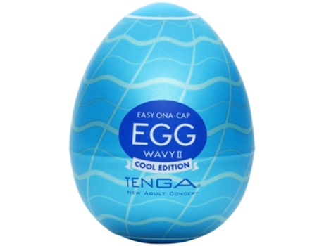 Masturbador TENGA Huevo Wavy II Cool Edition