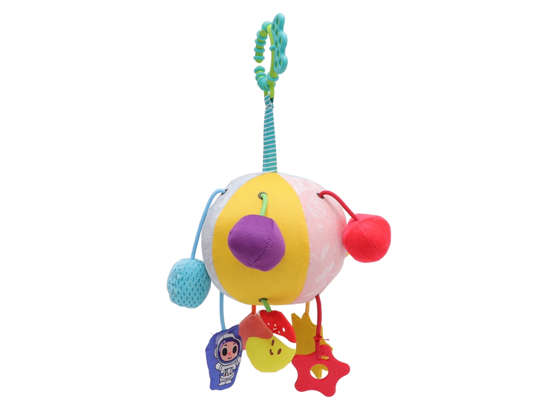 Pelota sensorial para bebés, juguete para agarrar con cascabel, educativo y suave para recién nacidos y niños pequeños.