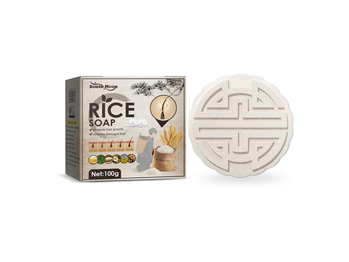 Champú de arroz para un cabello sano