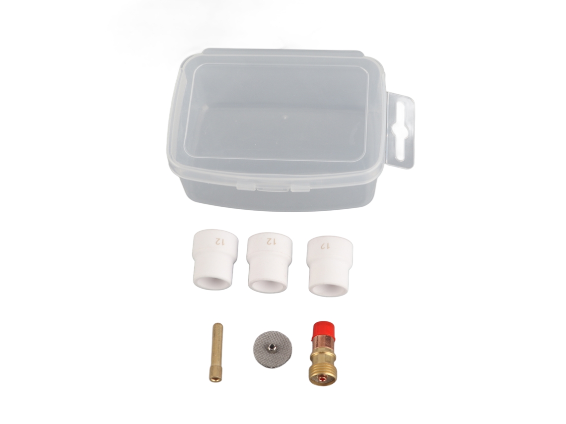Kit Adaptador De 6 Piezas Para Soplete De Soldadura De Cobre Rojo Cerámico Para Wp17 18 26