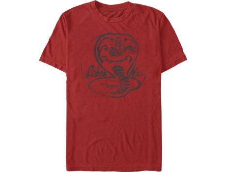 Camiseta Unisexo DEEPSTONE Red Logo Cobra Kai Rojo (S)