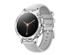 Smartwatches para mujer, monitor de frecuencia cardíaca, resistente al agua IP67, plateados, Yizhood