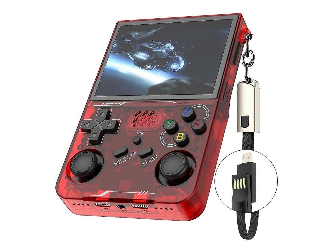 Consola De Juegos Portátil R36xx Con Pantalla De 3,5 Pulgadas, Controlador De Juegos Arcade Retro, Versión Estándar, Sin Tarjeta Tf C