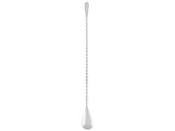MEOIRUERY Cuchara de Barra de Acero Inoxidable con Mango Largo para Café, Mezcla y Cócteles
