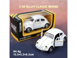 Modelo De Coche De Aleación Realista A Escala 1/43 Con Mecanismo De Retroceso, Juguete Para Niños.