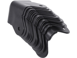 24 Protectores De Esquina De Hierro Negro Para Muebles Y Guitarras, Protección