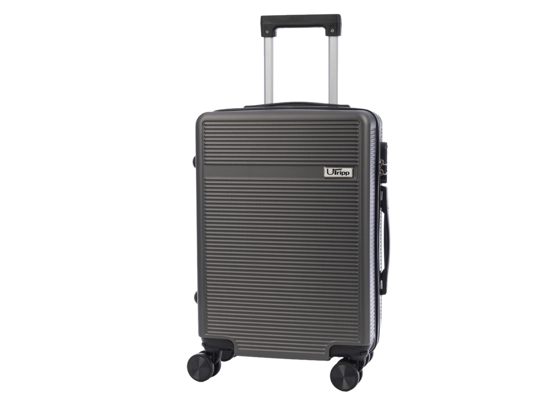 Maleta De Cabina Trolley En Material Ligero De Abs De Alta Resistencia. Cerradura Numérica Y 4 Ruedas Dobles Extraíbles Y Giratorias 360°.