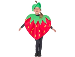 Disfraz Unisex DISFRAZZES Fresa Para Niños (Talla: 5 a 6 años)