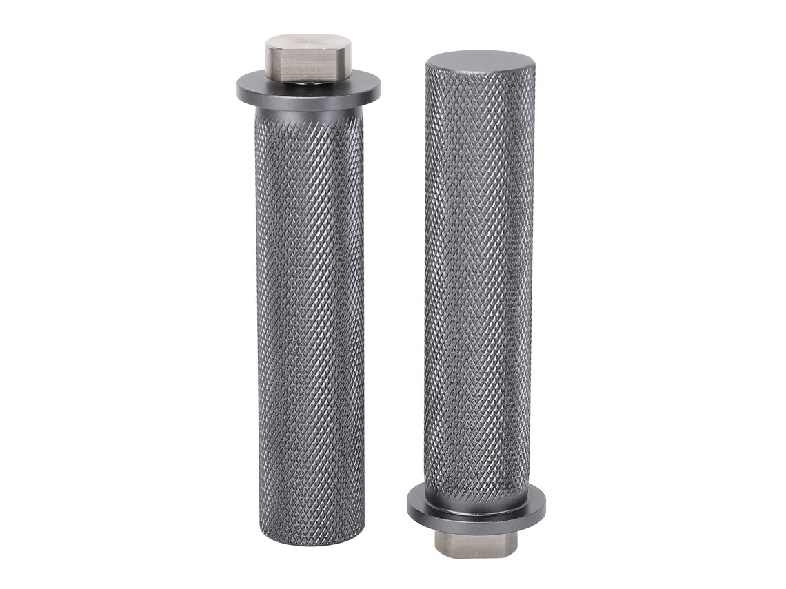Abrazadera De Banco De Aluminio De 19 Mm (3/4") Para Espigas De Madera, Para Agujeros De Mesa, 2 Piezas.