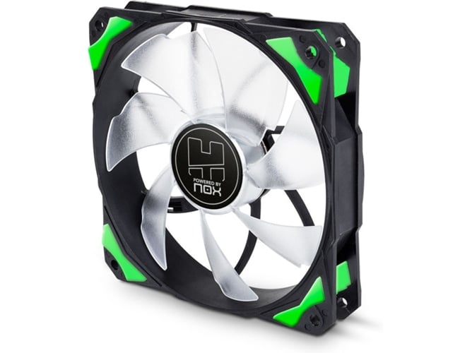Ventilador PC NOX H-Fan 120mm Led Verde