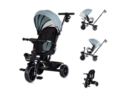 Triciclo Con Capota Y Mango Parental Max Sport De Chipolino - Matcha