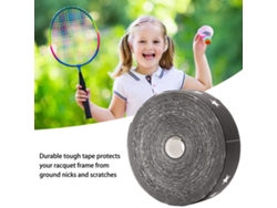 Cinta Protectora Antiarañazos Para La Cabeza De La Raqueta De Tenis, 18 Mm De Ancho, 5 M De Largo, Pu.