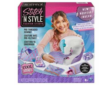 Máquina de Coser Spin Master Stitch N Style Fashion Studio