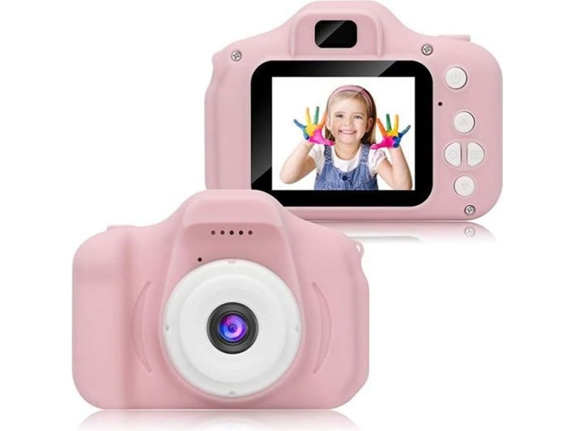 Brinque Para Meninas De 3 A 6 Anos Hd 1080P Câmera Digital Para Crianças Pequenos Presentes De Aniversário Rosa