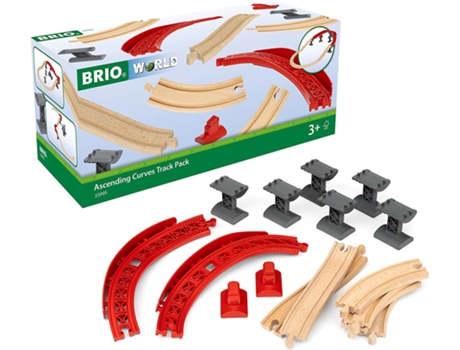 Jogo de Mesa BRIO Ascending Curves Track Pack (3 Anos)