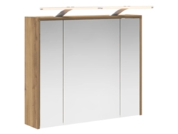 Maison Exclusive - Armario Con Espejo De Baño Roble Artesanal 73,5 X 16 X 62,5 Cm