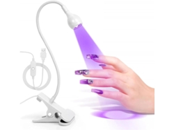 Lámpara De Uñas Uv Led Para Secado De Uñas, Esmalte En Gel, Clip De Escritorio, Mini Portátil Usb