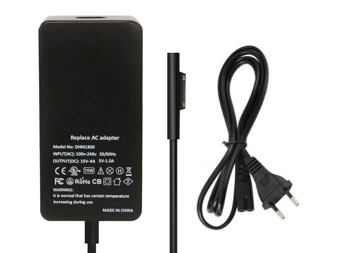 Carregador Para Portátil Microsoft Surface Book Pro 3 A Pro 7 Com 15V 4A 65W