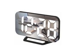 Despertador digital LED con espejo, moderno y funcional Kofihety