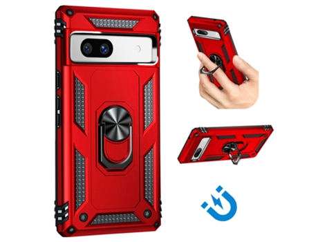Funda para Google Pixel 7A AVIZAR Acrílico Rojo