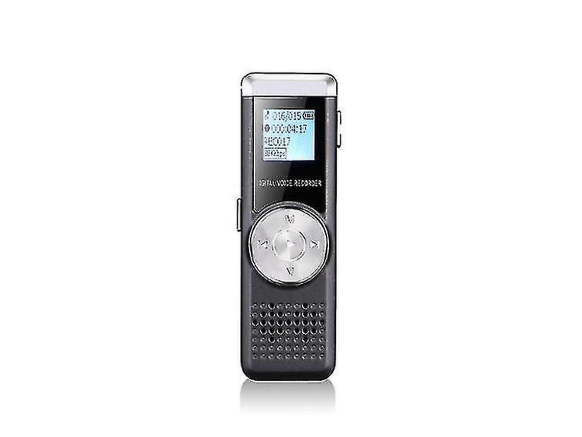 Grabadora digital de 16 GB, dictáfono, grabadora de voz MP3 para conferencias, reuniones y clases Yizhood (negro)